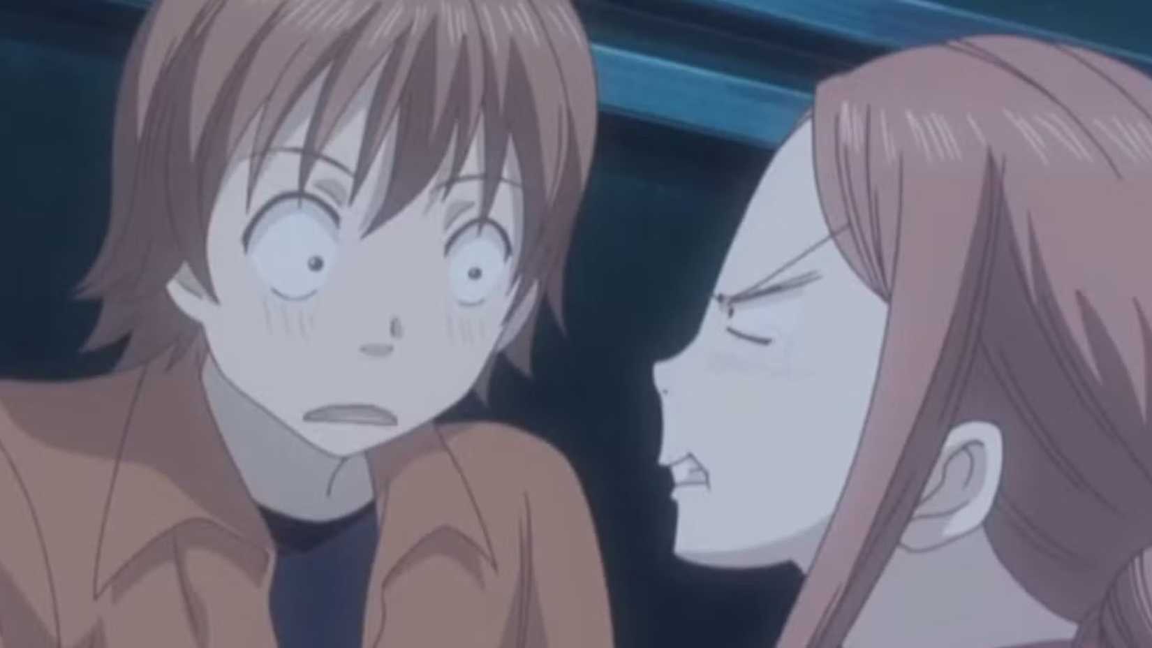 Risa and Otani on a date in Lovely Complex.