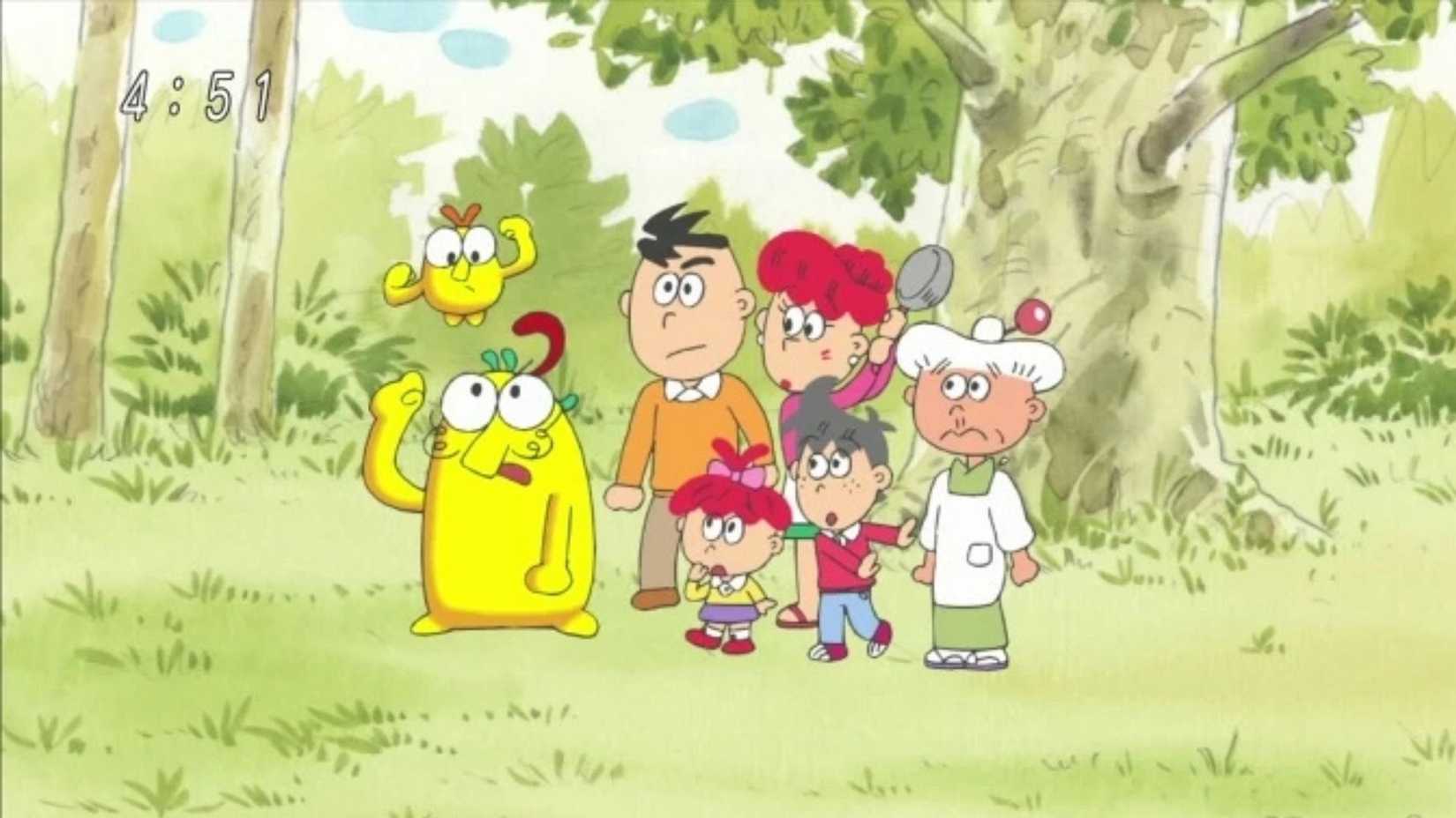 Rompa et Lun, les extraterrestres passent du temps avec une famille japonaise au Oyako Club