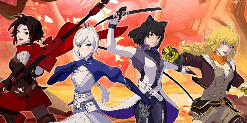 RWBY Volume 9 with Ruby Rose, Weiss Schnee, Blake Belladonna and Yang Xiao Long