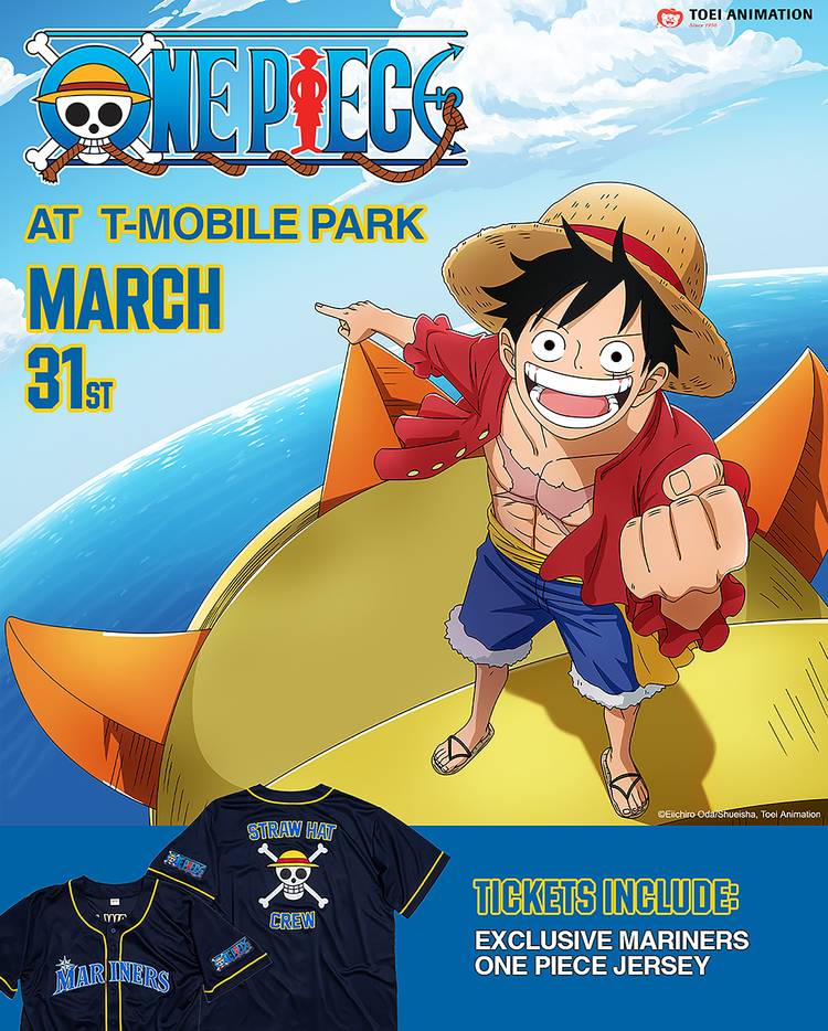 Art de l'événement Seattle Mariners X ONE PIECE Night 2026