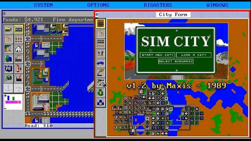 SimCity 1989 gameplay