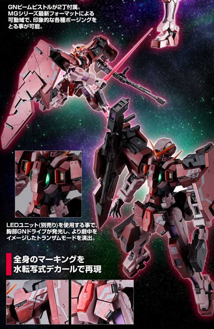 Injection Model Kit Bandai Returns to Gundam 00 With Master Grade Gunpla Model Kit Release ...