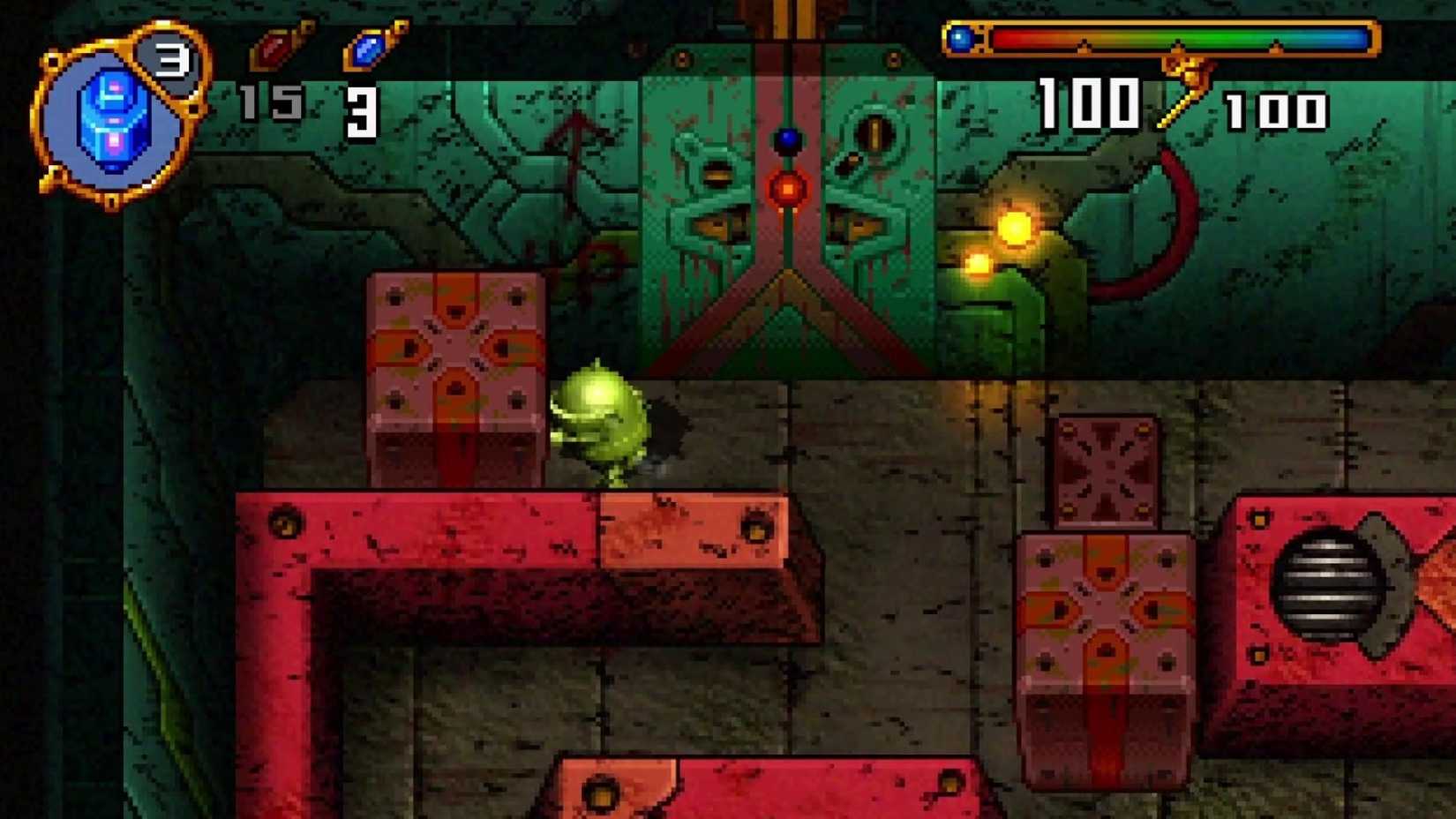 Elemental Gimmick Gear gameplay on the Sega Dreamcast-1