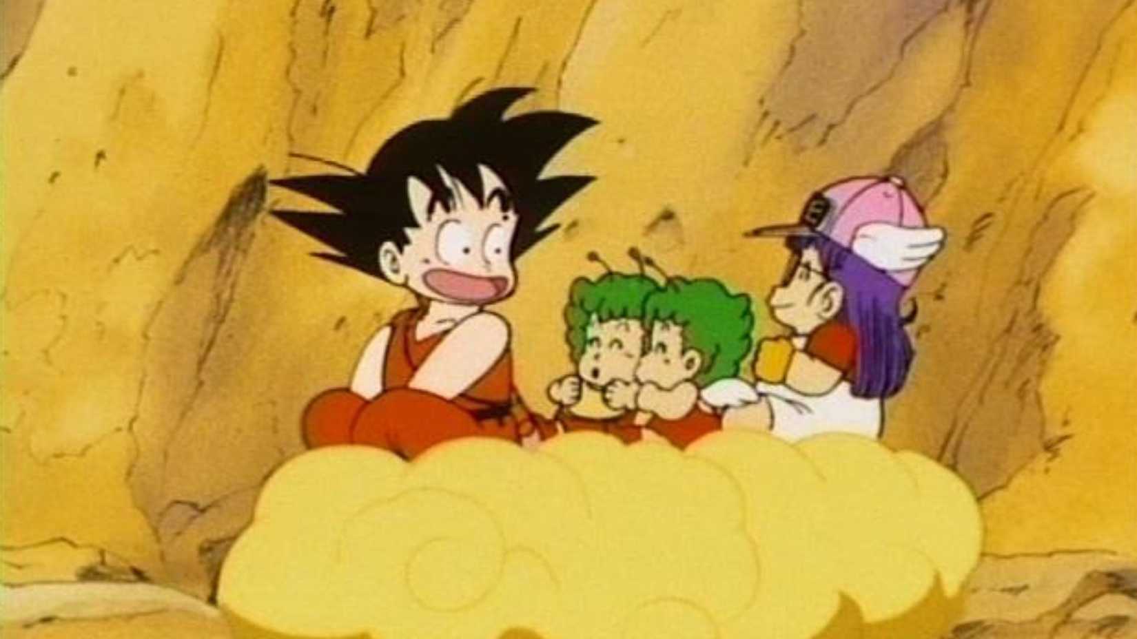 Goku rencontre Arale Chan dans le crossover Dragon Ball x Dr. Slump