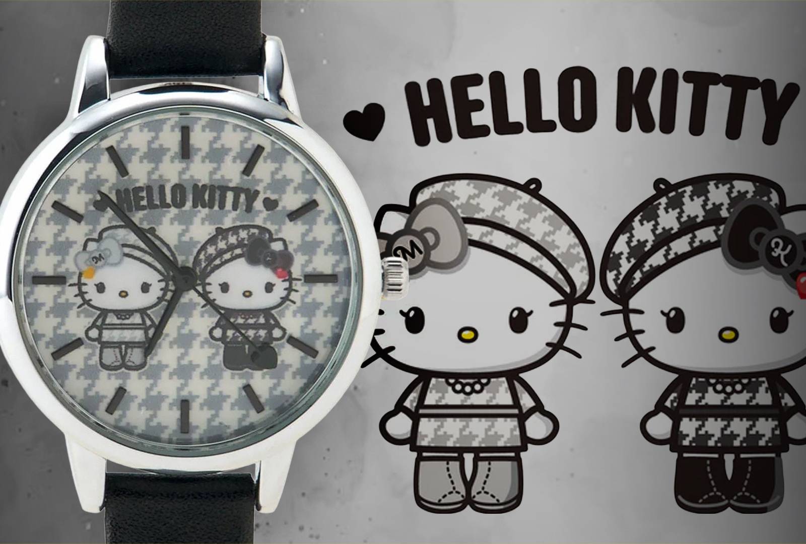 Hello Kitty Pave CZ Bezel Silver Multi Dial‎ Silver White Watch Hello Kitty Women main image 3