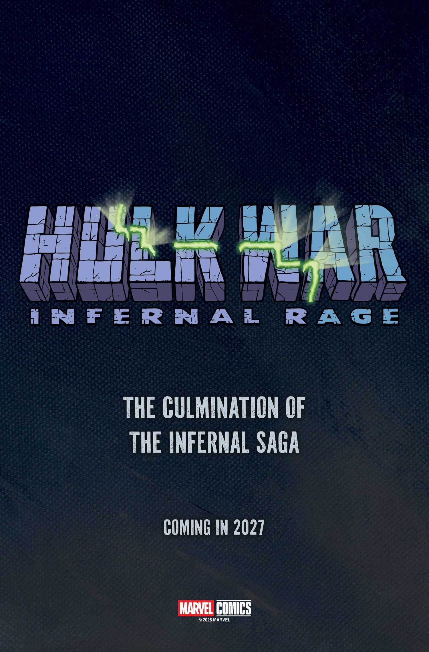 A teaser for Hulk: Infernal Rage