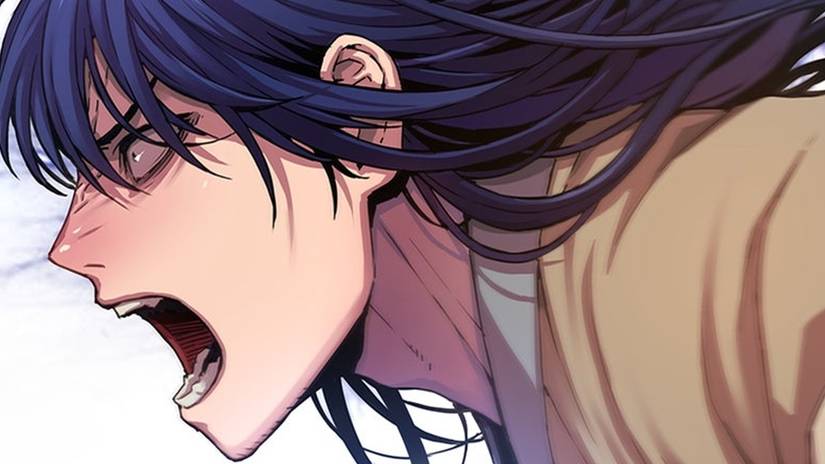 Jeong embracing his true nature after his Grandpa's death in Myst, Might, Mayhem