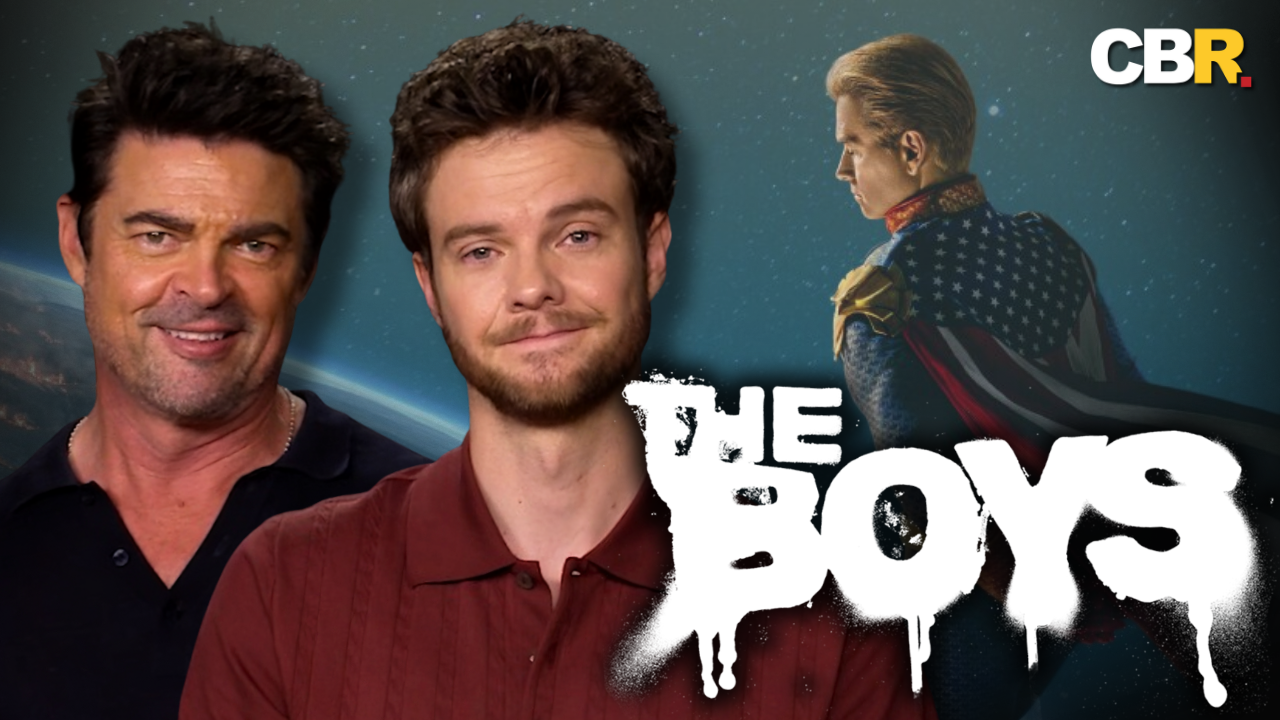 Karl Urban e Jack Quaid em The Boys