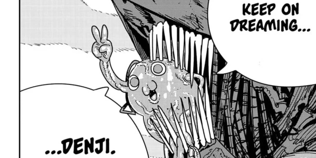 Chainsaw Man Chapter 231 -- Pochita eats himself and says goodbye to Denji