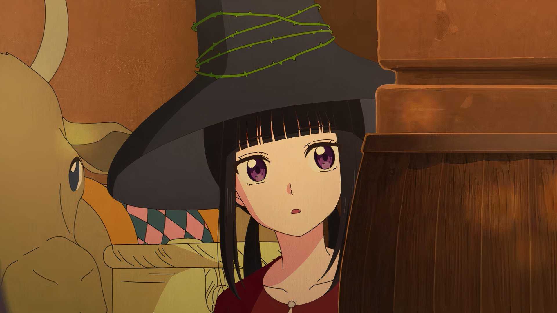 Luna, the Black Witch protagonist of the Champignon Witch anime series