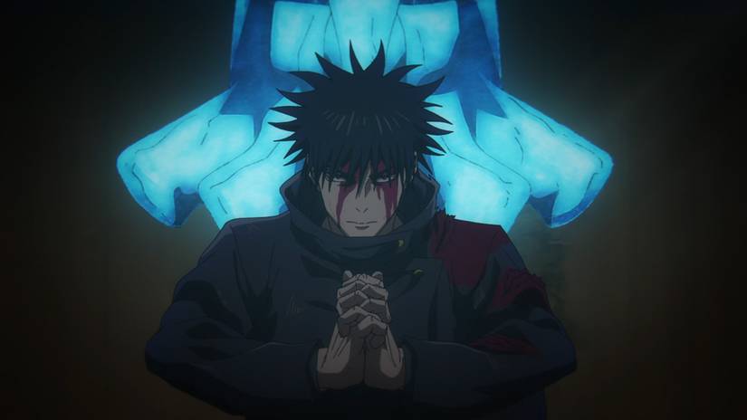 Extension de domaine de Megumi Fushiguro Chimera Shadow Garden dans JJK Episode 58