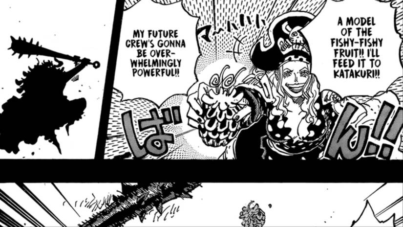 Big Mom expresses her desire to feed the Azure Dragon fruit to Katakuri in the One Piece manga