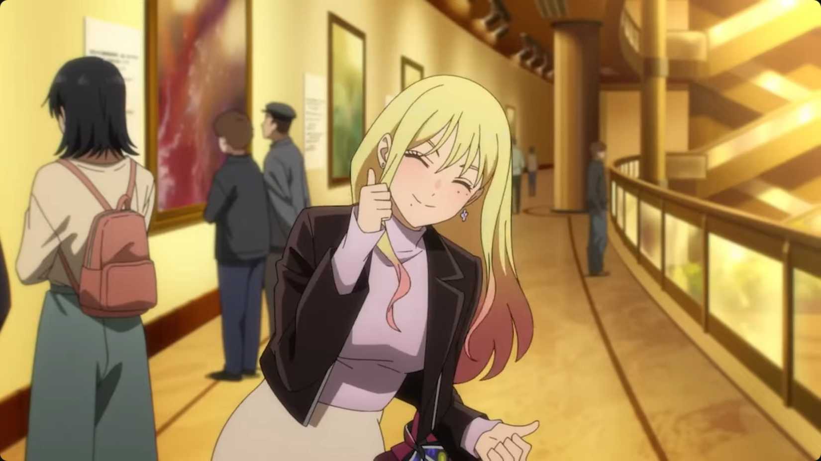 Mei Kinosaki souriant dans Marriagetoxin
