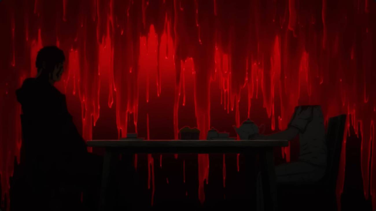 Two characters in Dorohedoro Season 2