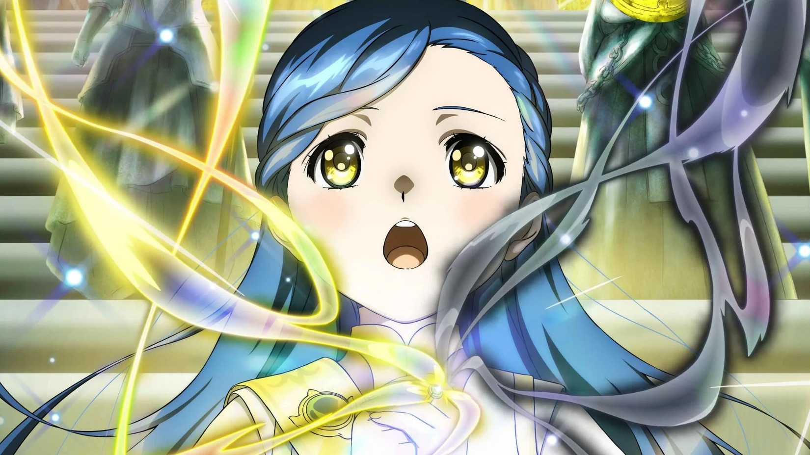 Rozemyne ​​jette un sort à travers sa bague dans Ascendance of a Bookworm: Adopted Daughter of an Archiduke