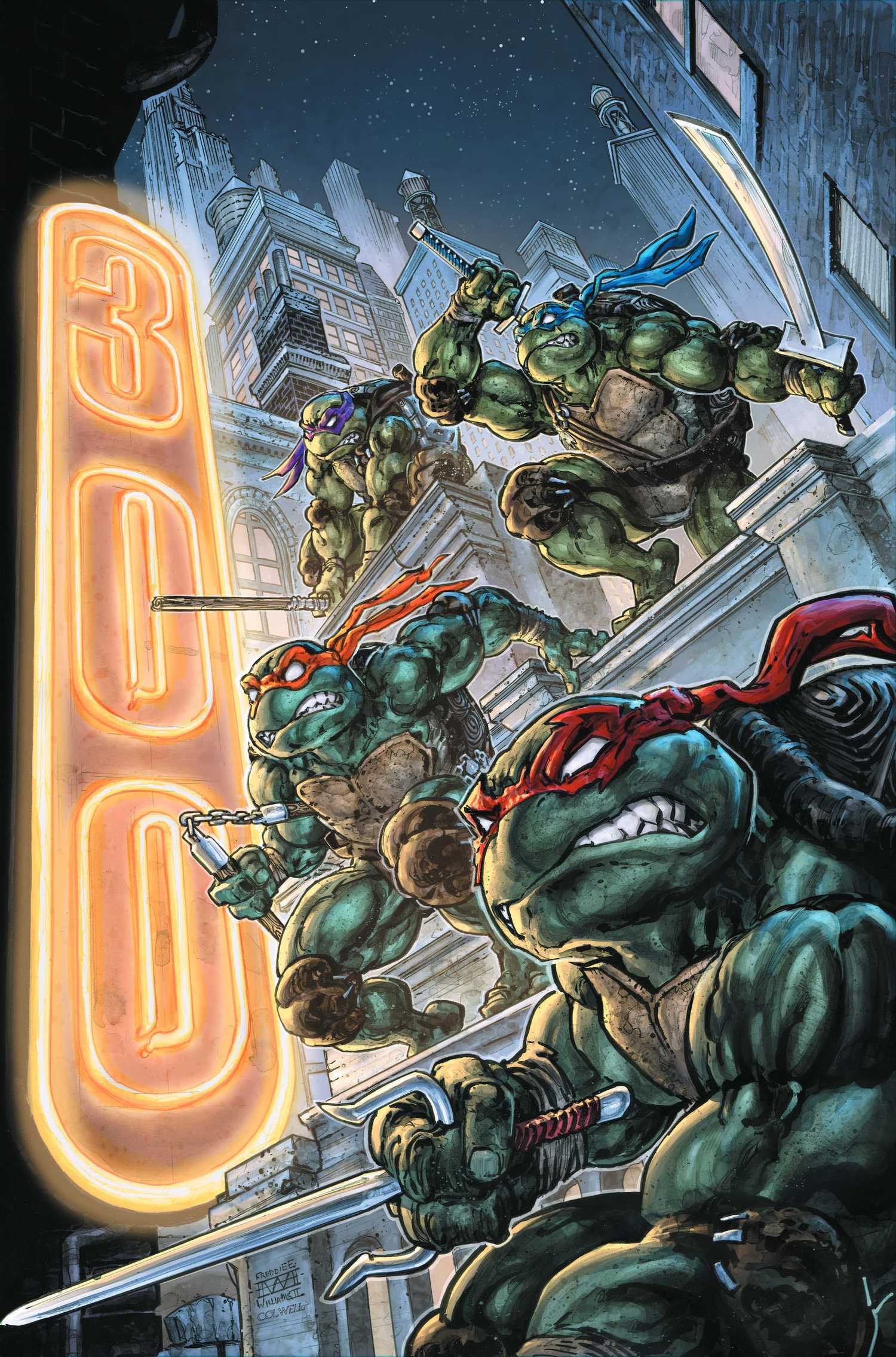 The Williams cover for TMNT #300