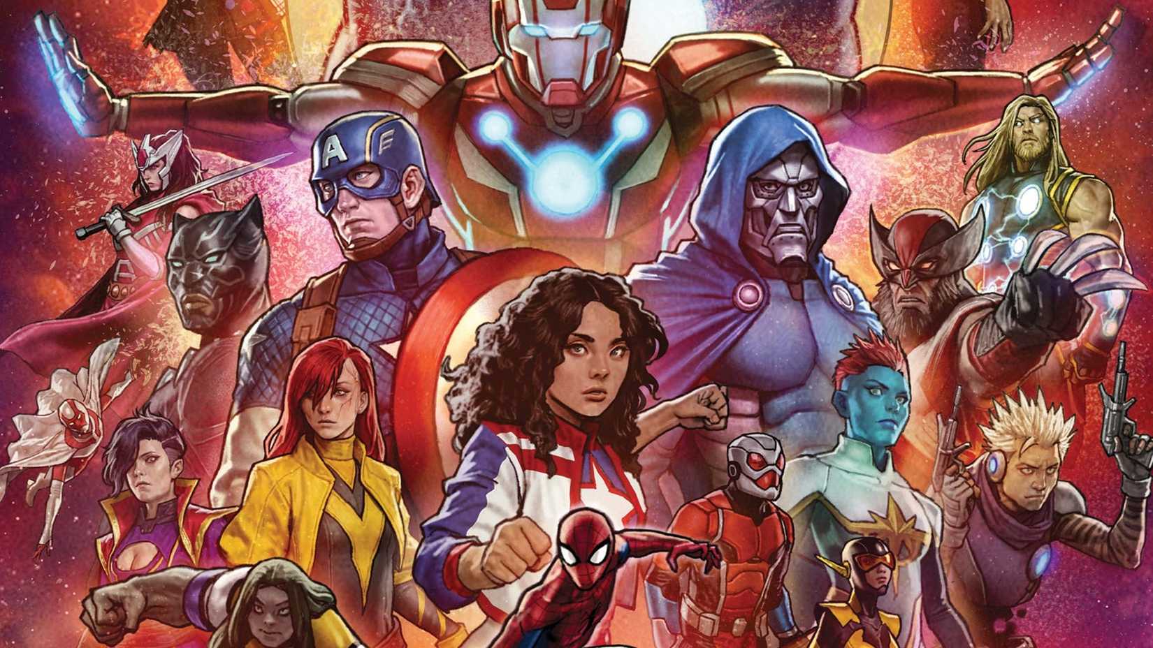 The heroes of the Ultimate Universe together