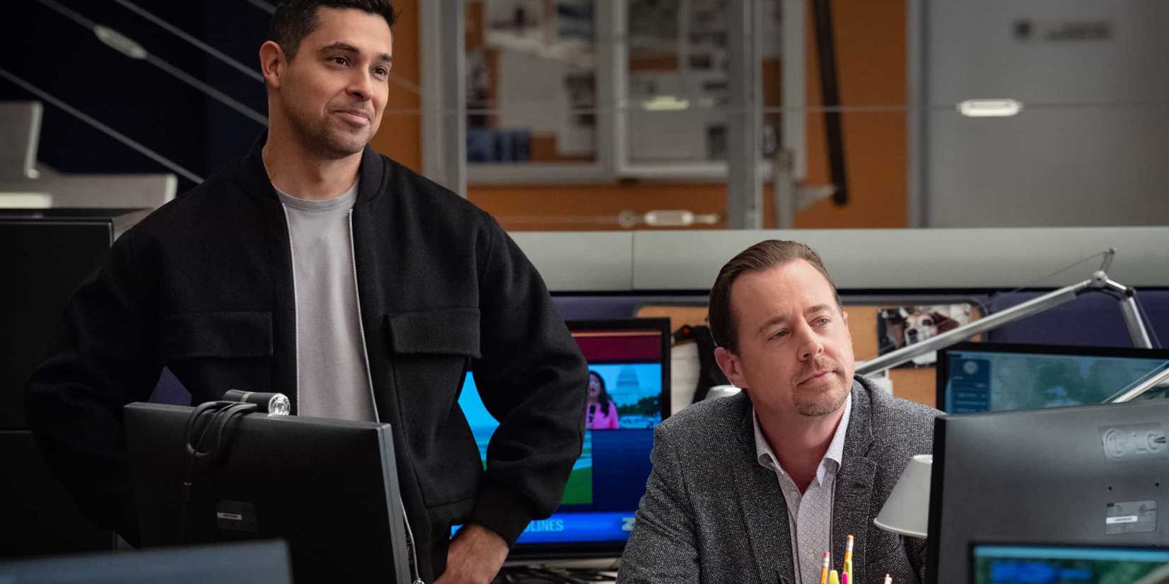 Wilmer Valderrama as Nick Torres as Sean Murray as Timothy McGee in NCIS Season 23 Episode 11 Army of One