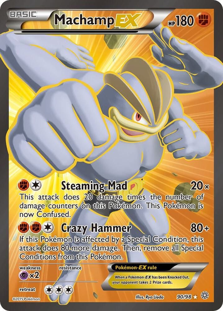 Machamp EX 90 Full Art - XY - Ancient Origins Real Time Price Data.