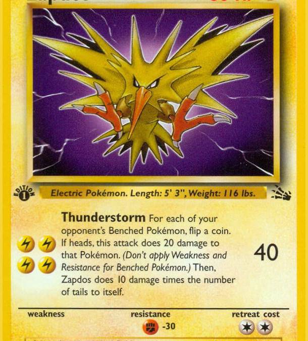 Zapdos 30 - Fossil Real Time Price Data.