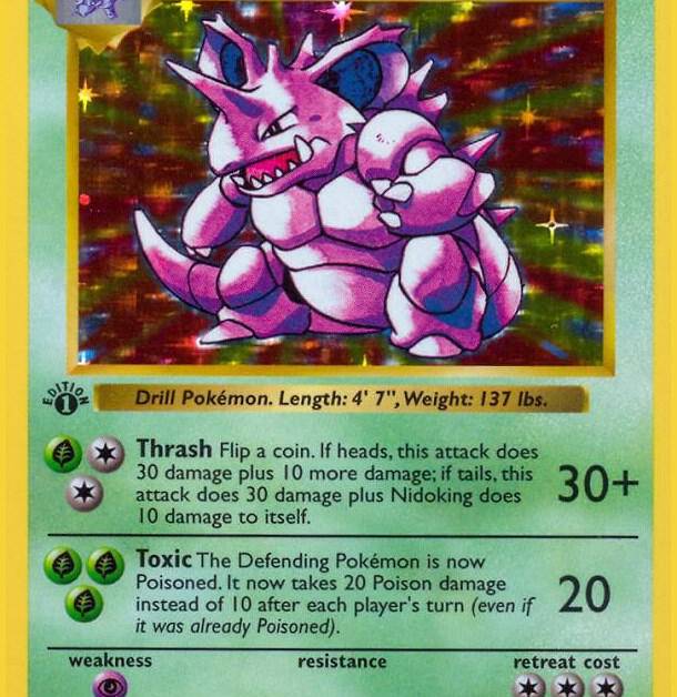 Nidoking - Base Set (Shadowless) Real Time Price Data. Nidoking - Base Set (Shadowless) Real Time Price Data.