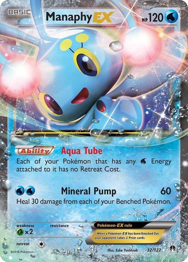Manaphy EX - XY - BREAKpoint Real Time Price Data.