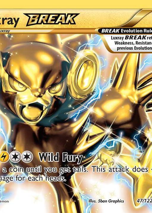 luxray break pokemon card value - Luxray-Break (47/122) - XY Breakpoint Luxray BREAK 47/122 - XY
