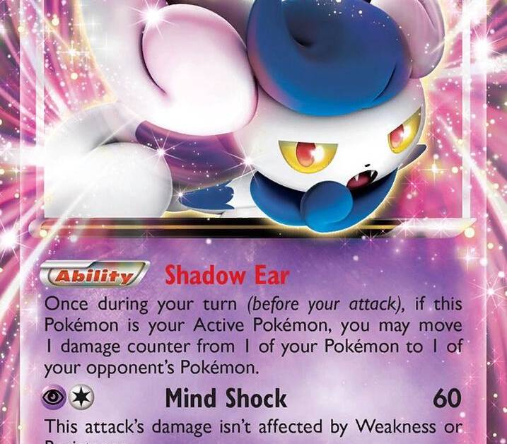 meowstic pokemon card value TCG Ultra Rare EX Generations Full Art Holo 37/8 Pfaltzcraftsmore shuffle your deck Meowstic EX - Generations Real
