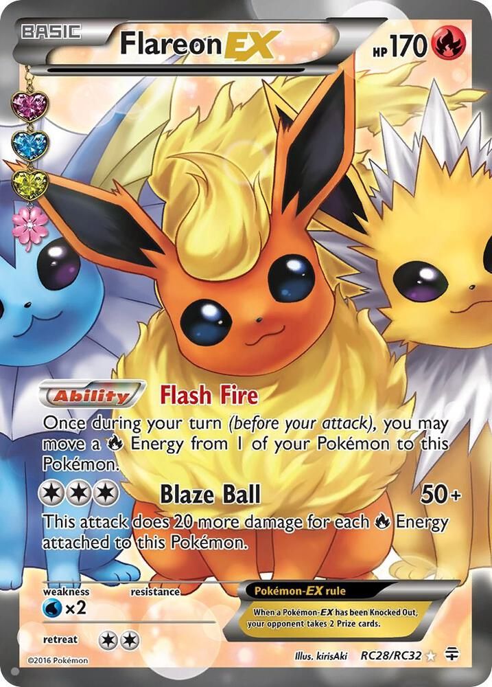 Flareon EX Full Art - Generations: Radiant Collection Real Time Price Data.