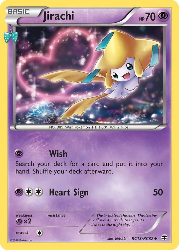 radiant pokemon card list price Heatran - 027/189 Holo Rare Colorless Artist Jirachi 2016 XY: Generations #RC13/RC32