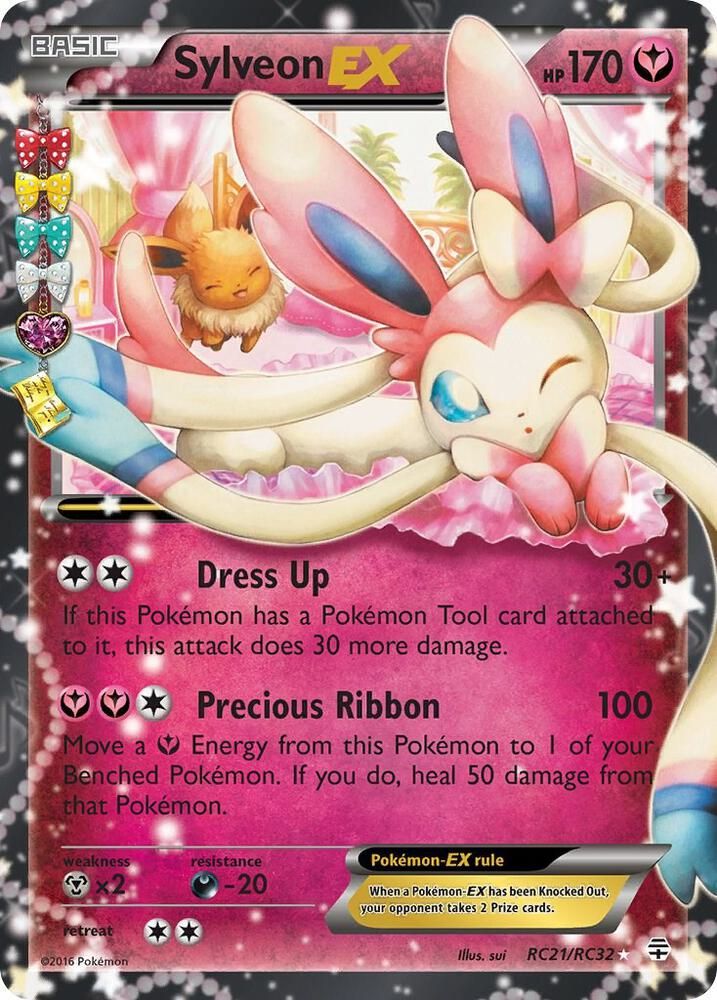 Sylveon EX - Generations: Radiant Collection Real Time Price Data.