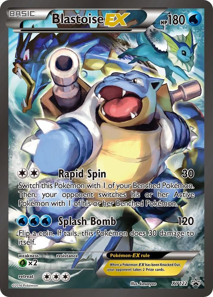 Blastoise EX XY122 - XY Promos Real Time Price Data.
