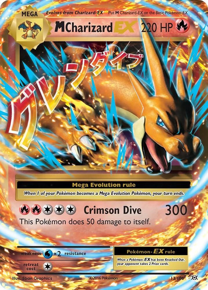 M Charizard EX - XY - Evolutions Real Time Price Data.
