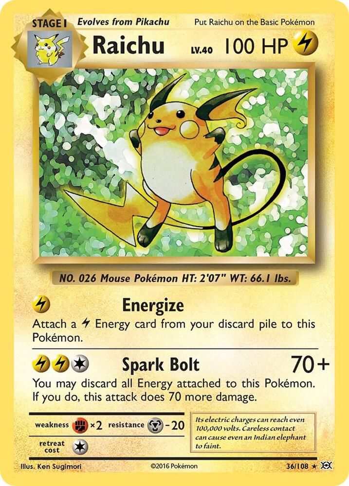 Raichu - XY - Evolutions Real Time Price Data.