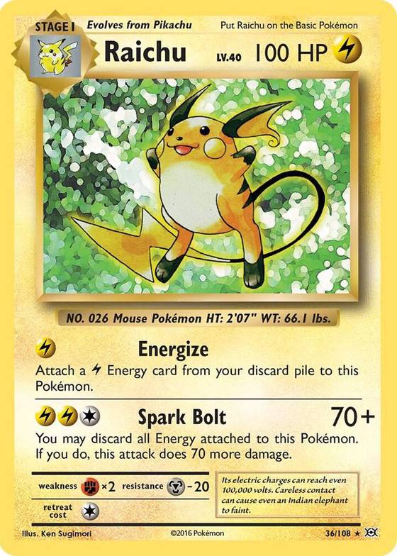 Raichu - XY - Evolutions Real Time Price Data. Raichu - XY - Evolutions Real Time Price Data.