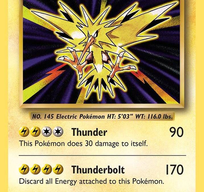 Zapdos - XY - Evolutions Real Time Price Data.