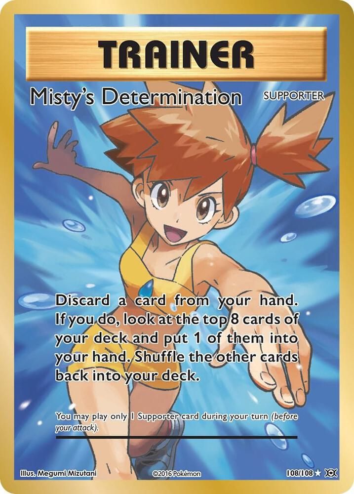 Mistys Determination Full Art - XY - Evolutions Real Time Price Data.