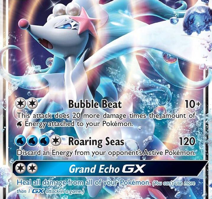pokemon card primarina Primarina GX
