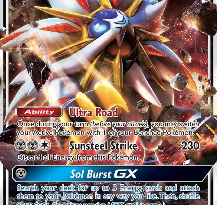 pokemon gold solgaleo card - GX - SM16 - Promo MoonUltra Prism expansion! Solgaleo GX - SM Base