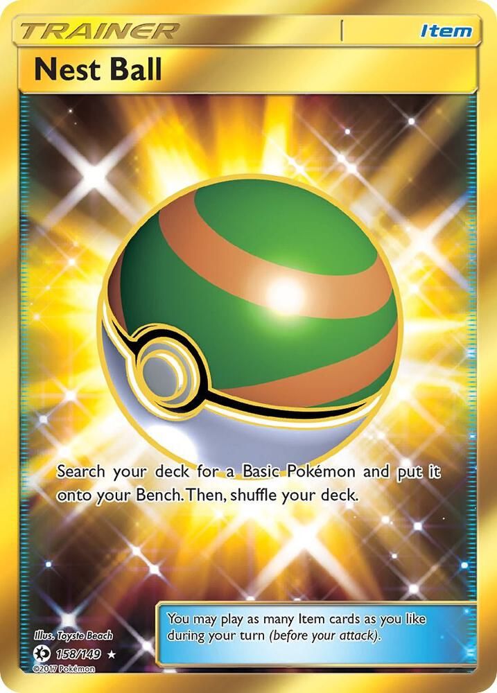 nest ball pokemon card gold #10 BALL-GOLD Pokmon Sun & Moon Valentines Special Part 2/4 shuffle your deck Feeling golden with Friday JR!!,