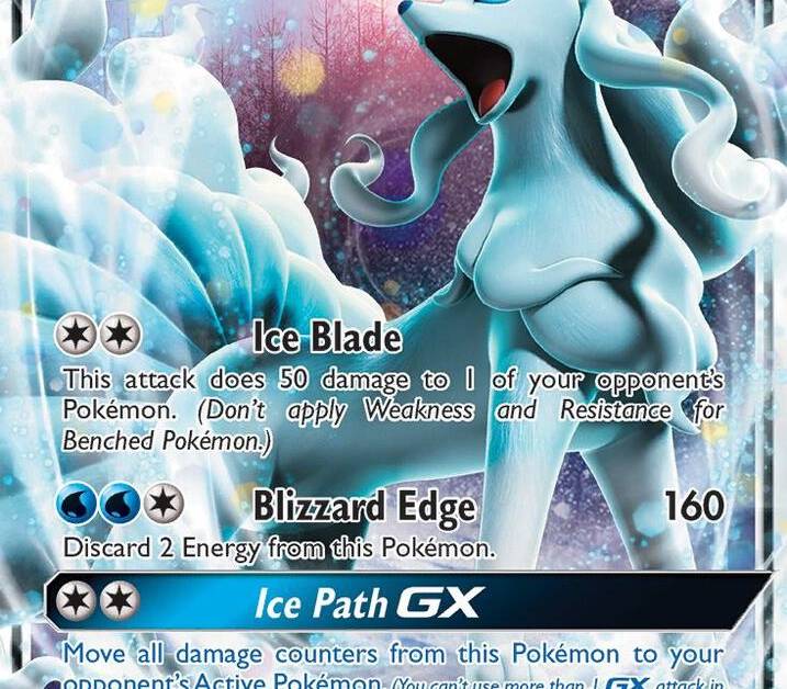 alolan ninetales gx pokemon card value Alolan Ninetales GX 2017 Pokemon Guardians Rising Ultra Rare #22 PSA Authenticated 9 Card