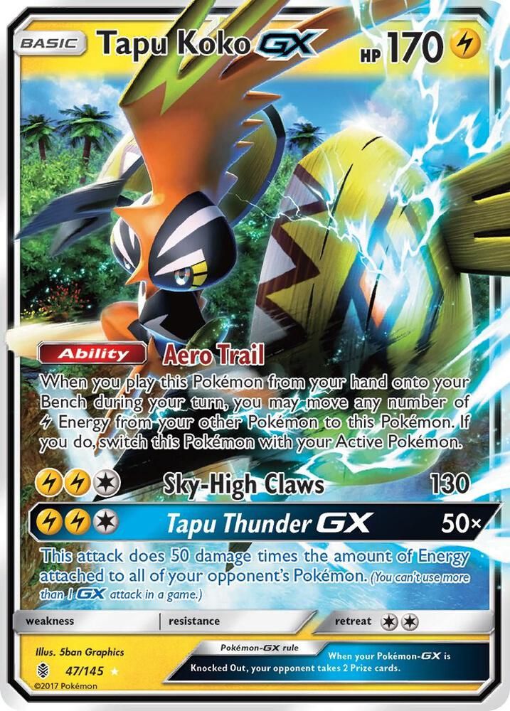 Tapu Koko GX - SM - Guardians Rising Real Time Price Data.