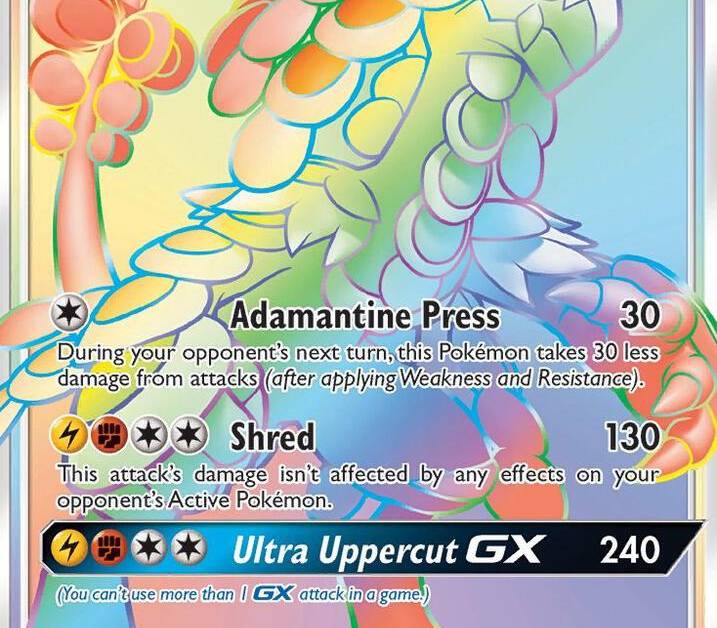 kommo-o gx pokemon card value - Attack 2 Kommo-o GX (Secret) Holo SM