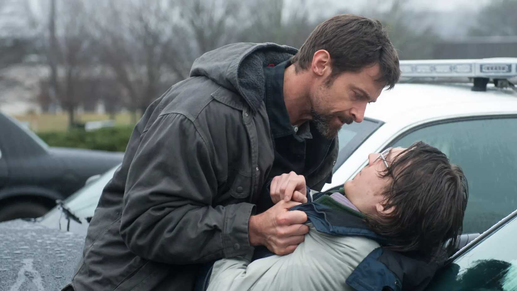 Hugh Jackman and Paul Dano in the movie Prisoners