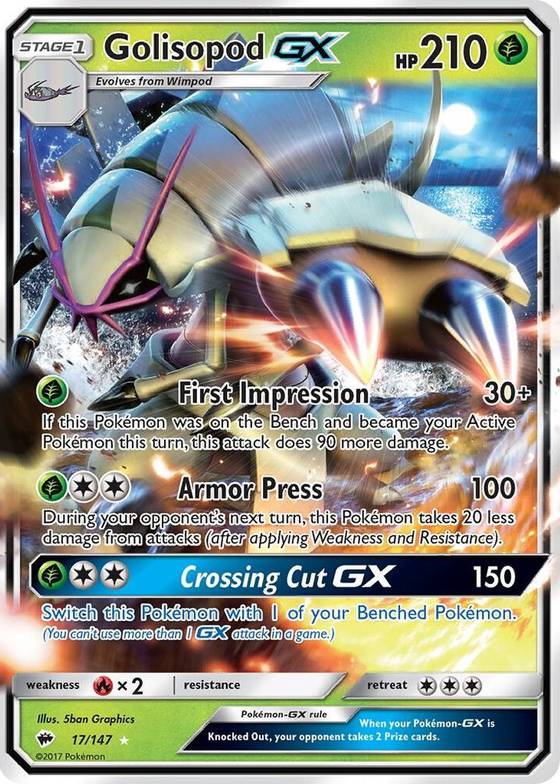Golisopod GX - SM - Burning Shadows Real Time Price Data. Golisopod GX - SM - Burning Shadows Real Time Price Data.