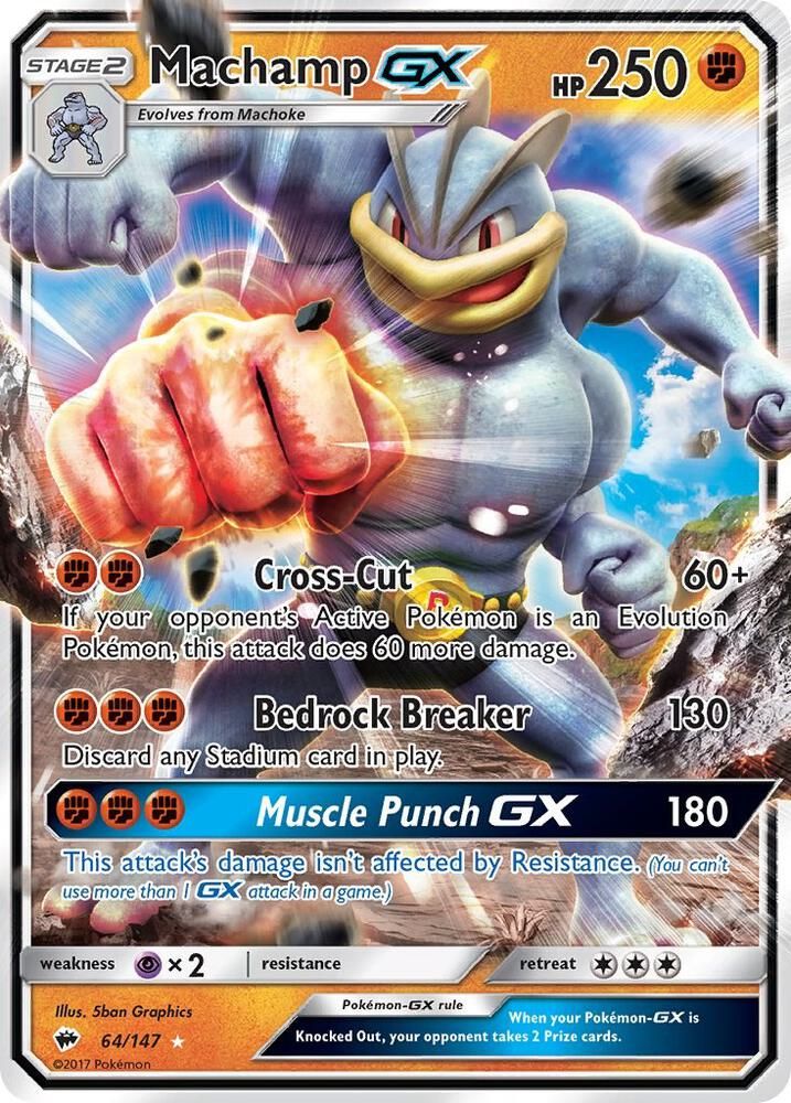 machamp gx pokemon card Marshadow & Machamp-GX 199/214 - Unbroken Bonds Holofoil