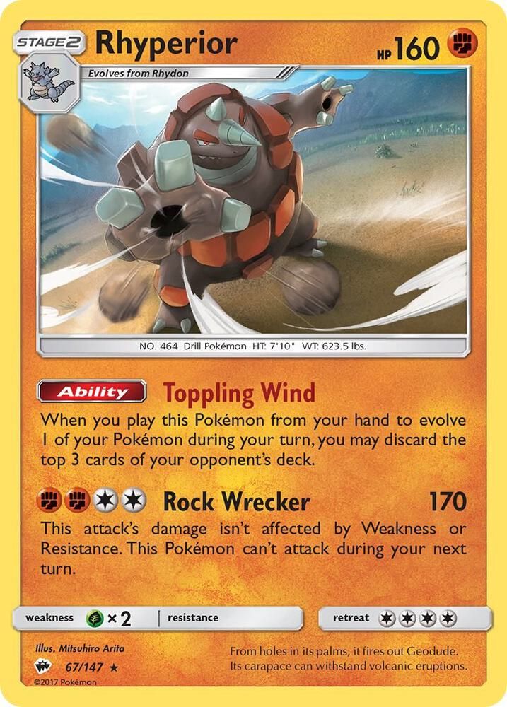 Rhyperior - SM - Burning Shadows Real Time Price Data.