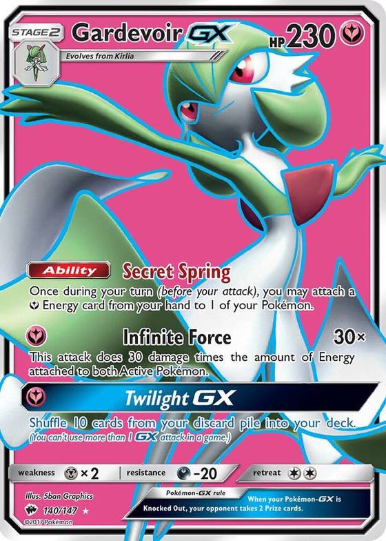 Gardevoir GX Full Art - SM - Burning Shadows Real Time Price Data. Gardevoir GX Full Art - SM - Burning Shadows Real Time Price Data.