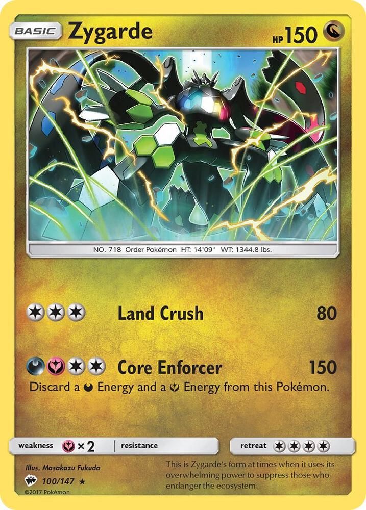 Zygarde - SM - Burning Shadows Real Time Price Data.