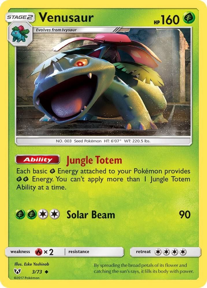 venusaur pokemon card shiny Venusaur